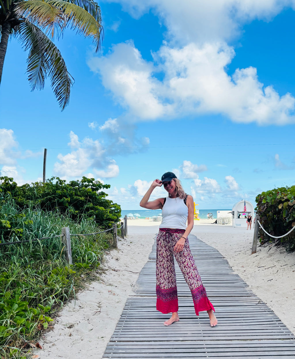 Moroccan Wrap Trousers Pink